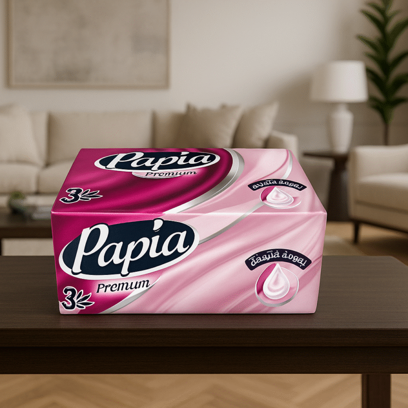 مناديل سحب بابيا 500 منديل 24 قطعه